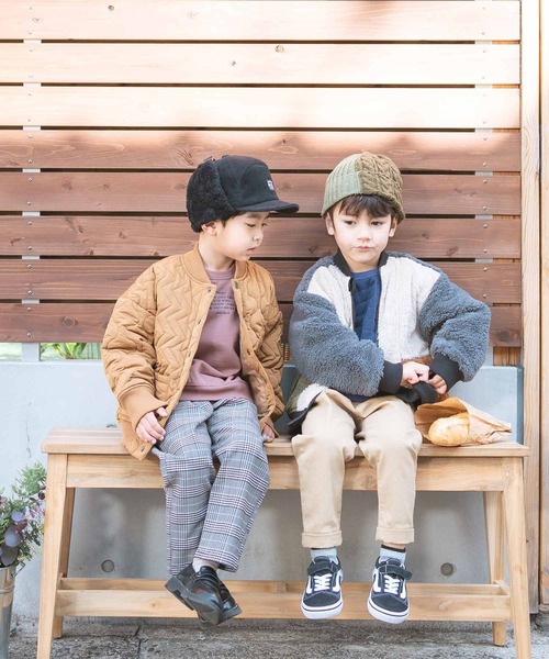 DILASH（ディラッシュ）の「ラグランゆったりトレーナー（スウェット・キッズ・ネイビー/ブラウン/オリーブ・120/110/130/100/140/150/90/80）」の8枚目の写真