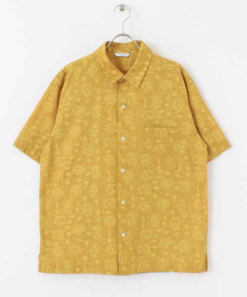 URBAN RESEARCH DOORS（アーバンリサーチドアーズ）の「バティックプリントシャツ（シャツ/ブラウス・メンズ・ブラック/イエロー・38/40）」の8枚目の写真