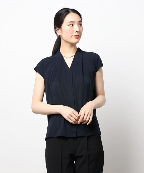 セール メタルチョーカー付きスムーストップス Tシャツ カットソー Tシャツ カットソー Pinky Dianne ピンキーアンドダイアン のファッション