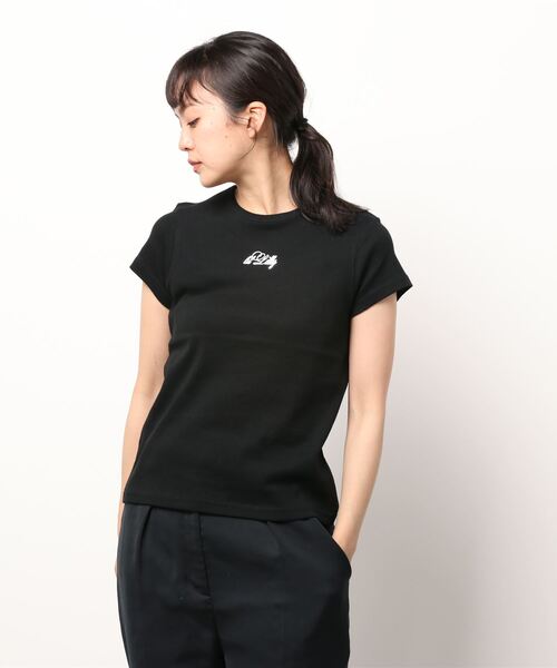 lilLilly（リルリリー）の「メタリックロゴTシャツ（Tシャツ/カットソー・レディース・ホワイト/ブラック/ピンク/ブルー・FREE）」の16枚目の写真