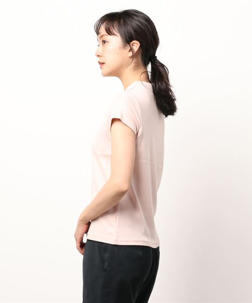 lilLilly（リルリリー）の「メタリックロゴTシャツ（Tシャツ/カットソー・レディース・ホワイト/ブラック/ピンク/ブルー・FREE）」の19枚目の写真