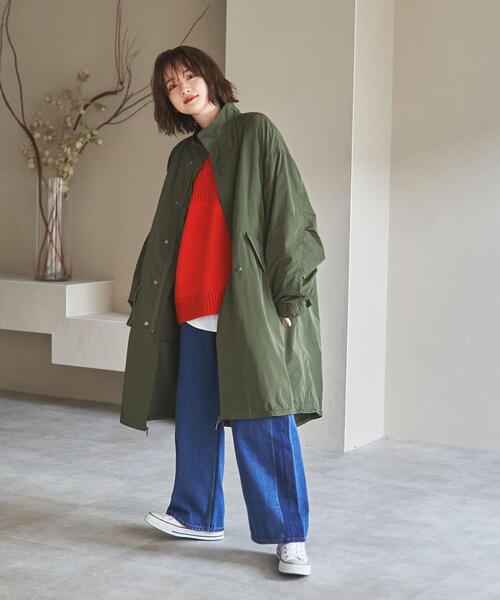 coen（コーエン）の「［洗える］タンショクキュウシンニット#（ニット/セーター・レディース・ライトブルー/ブラック/オレンジ/オフホワイト・MEDIUM/LARGE）」の21枚目の写真