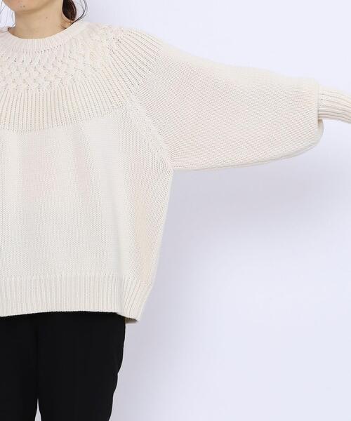 coen（コーエン）の「［洗える］タンショクキュウシンニット#（ニット/セーター・レディース・ブラック/オレンジ/ライトブルー/オフホワイト・MEDIUM/LARGE）」の12枚目の写真