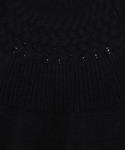 coen（コーエン）の「［洗える］タンショクキュウシンニット#（ニット/セーター・レディース・ブラック/オレンジ/ライトブルー/オフホワイト・MEDIUM/LARGE）」の5枚目の写真