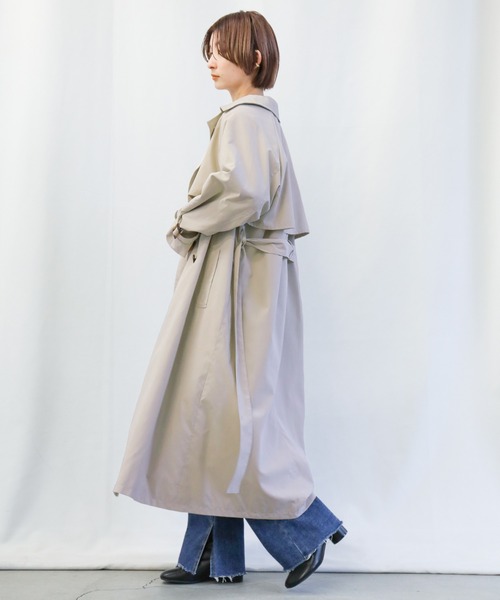 select MOCA（セレクトモカ）の「2022 SS キャンディースリーブトレンチ（トレンチコート・レディース・ブラック/ベージュ/アイボリー・FREE）」の21枚目の写真