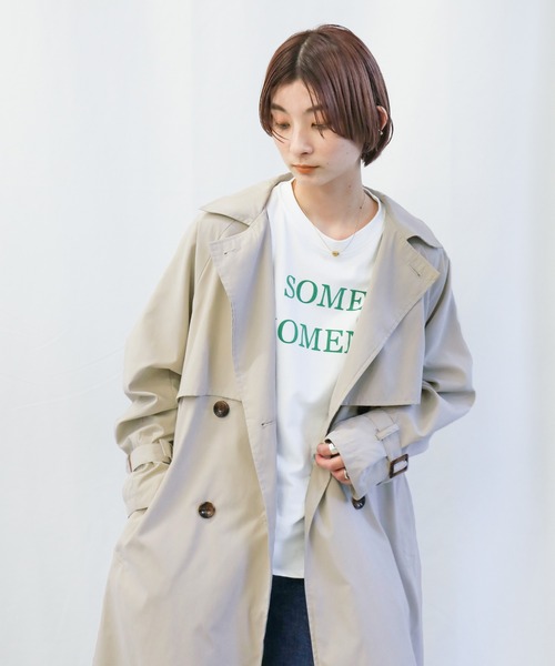 select MOCA（セレクトモカ）の「2022 SS キャンディースリーブトレンチ（トレンチコート・レディース・ブラック/ベージュ/アイボリー・FREE）」の6枚目の写真