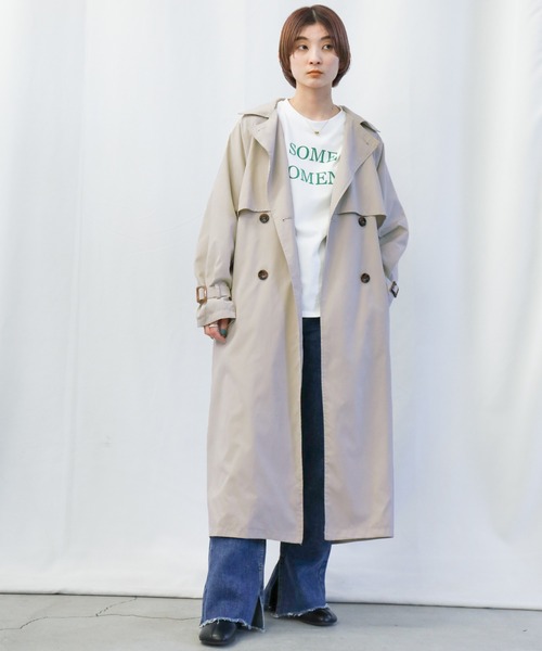 select MOCA（セレクトモカ）の「2022 SS キャンディースリーブトレンチ（トレンチコート・レディース・ブラック/ベージュ/アイボリー・FREE）」の19枚目の写真