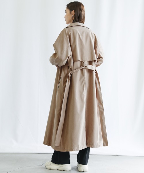 select MOCA（セレクトモカ）の「2022 SS キャンディースリーブトレンチ（トレンチコート・レディース・ブラック/ベージュ/アイボリー・FREE）」の8枚目の写真