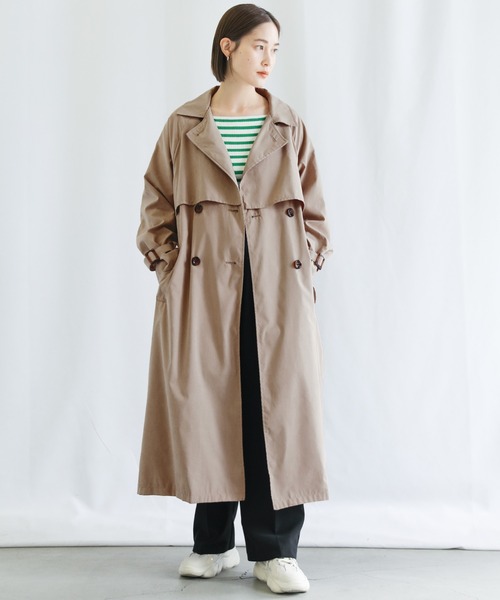 select MOCA（セレクトモカ）の「2022 SS キャンディースリーブトレンチ（トレンチコート・レディース・ブラック/ベージュ/アイボリー・FREE）」の10枚目の写真