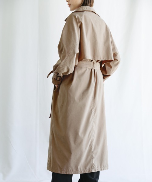 select MOCA（セレクトモカ）の「2022 SS キャンディースリーブトレンチ（トレンチコート・レディース・ブラック/ベージュ/アイボリー・FREE）」の13枚目の写真