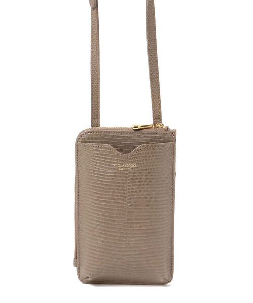 Demi-Luxe BEAMS(デミルクス ビームス)の「VIOLAd’ORO / リザート クロスボディ フォンケース(ショルダーバッグ・レディース・ブルー系その他2/ブラック系その他3/ブラック/サックスブルー/ラベンダー・ONE SIZE)」の7枚目の写真