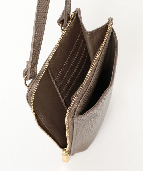 Demi-Luxe BEAMS(デミルクス ビームス)の「VIOLAd’ORO / リザート クロスボディ フォンケース(ショルダーバッグ・レディース・ブルー系その他2/ブラック系その他3/ブラック/サックスブルー/ラベンダー・ONE SIZE)」の6枚目の写真