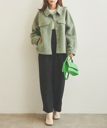 FREE'S MART | 【Sシリーズ対応】◆フロントポケットボアジャケット(ブルゾン)