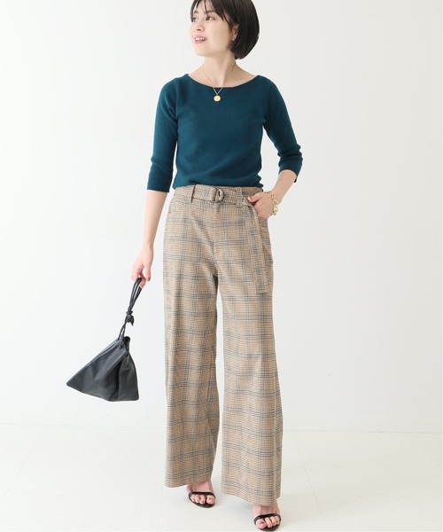 「Spick & Span」 Vネックニット FREE グリーン レディース Spick and Span｜スピック＆スパンのニット／セーター