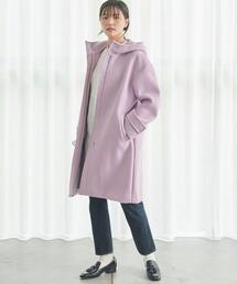 green label relaxing | 【本田翼さん着用】EX FINE W Aライン フード コート(その他アウター)