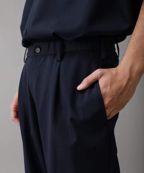 STUDIOUS SELECT（ステュディオスセレクト）の「【:CASE/ケース】EX.DATE PANTS WIDE（その他パンツ・メンズ・ブラック/ネイビー・SMALL/MEDIUM/LARGE）」の10枚目の写真