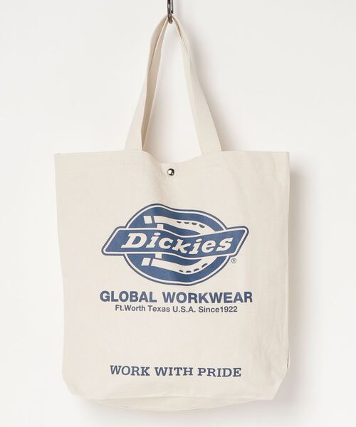 Dickies（ディッキーズ）の「【DICKIES/ディッキーズ】ロゴアートワークプリント キャンバストートバッグ（トートバッグ・レディース・ホワイト/ブラック/ネイビー/レッド・F）」の4枚目の写真