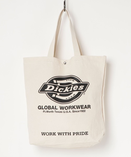 Dickies(ディッキーズ)の「【DICKIES/ディッキーズ】ロゴアートワークプリント キャンバストートバッグ(トートバッグ・レディース・ホワイト/ブラック/ネイビー/レッド・F)」の10枚目の写真
