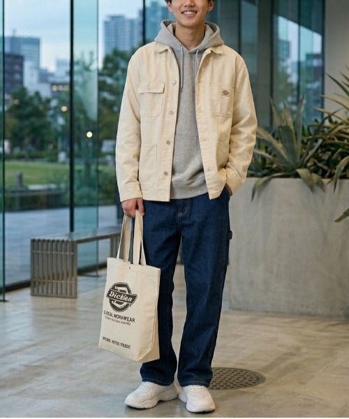 Dickies(ディッキーズ)の「【DICKIES/ディッキーズ】ロゴアートワークプリント キャンバストートバッグ(トートバッグ・レディース・ホワイト/ブラック/ネイビー/レッド・F)」の18枚目の写真