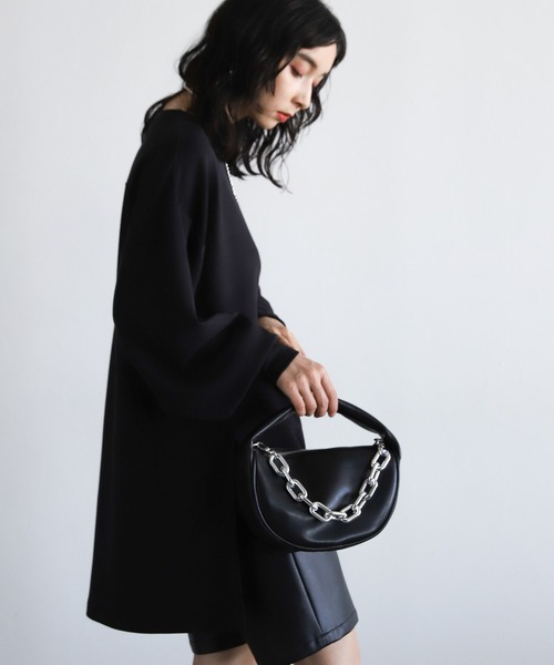 HARE（ハレ）の「アーチホリデイチェーンバッグ(HARE)（ハンドバッグ・レディース・ブラック/グリーン・FREE）」の6枚目の写真