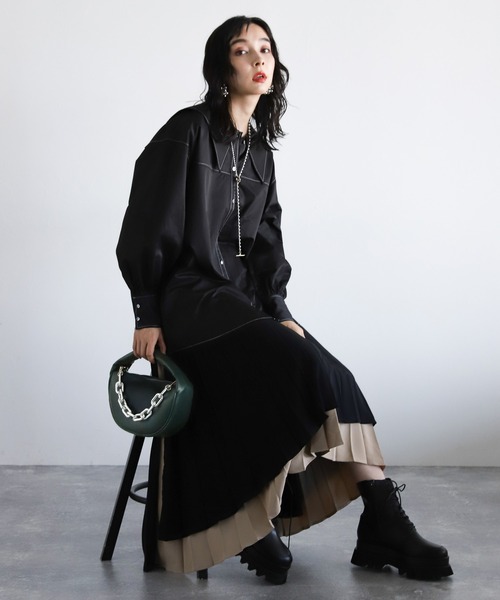 HARE（ハレ）の「アーチホリデイチェーンバッグ(HARE)（ハンドバッグ・レディース・ブラック/グリーン・FREE）」の21枚目の写真