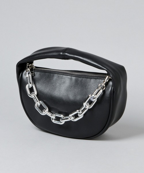 HARE（ハレ）の「アーチホリデイチェーンバッグ(HARE)（ハンドバッグ・レディース・ブラック/グリーン・FREE）」の4枚目の写真