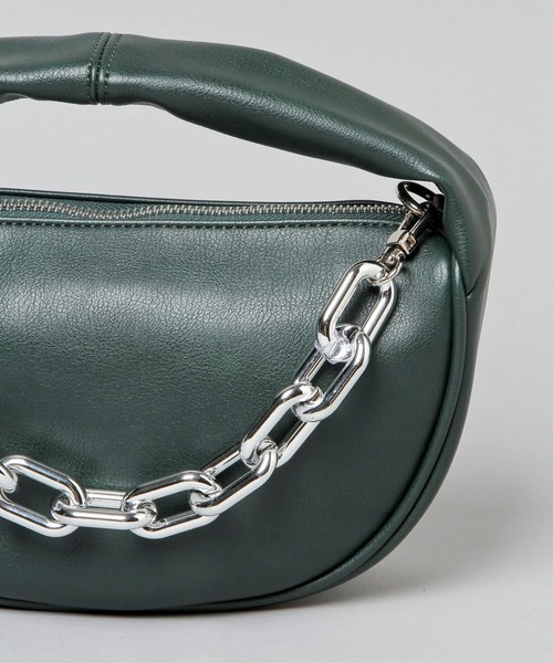 HARE（ハレ）の「アーチホリデイチェーンバッグ(HARE)（ハンドバッグ・レディース・ブラック/グリーン・FREE）」の8枚目の写真