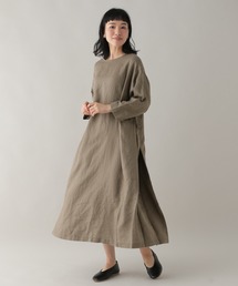 studio CLIP | 《Natural by studio CLIP》リネンサイドタックワンピース(ワンピース)