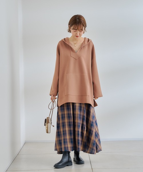 DouDou（ドゥドゥ）の「メキシカンパーカー（パーカー・レディース・ブラック/グレイッシュベージュ/キャメル・FREE）」の4枚目の写真