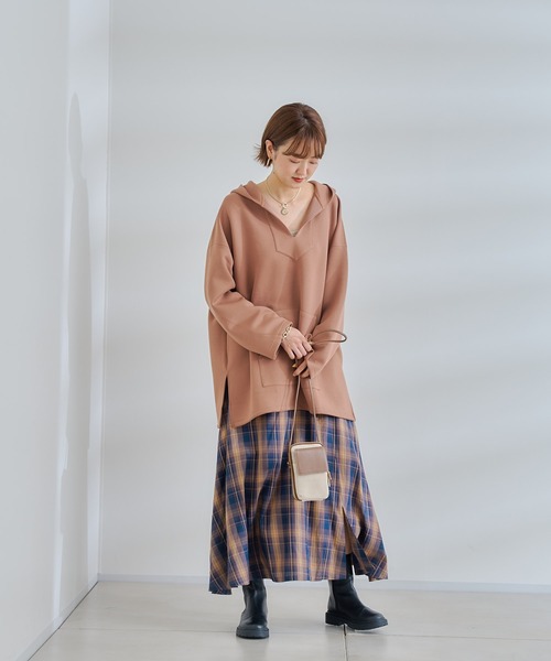 DouDou（ドゥドゥ）の「メキシカンパーカー（パーカー・レディース・ブラック/グレイッシュベージュ/キャメル・FREE）」の6枚目の写真