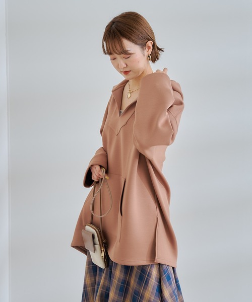 DouDou（ドゥドゥ）の「メキシカンパーカー（パーカー・レディース・ブラック/グレイッシュベージュ/キャメル・FREE）」の11枚目の写真