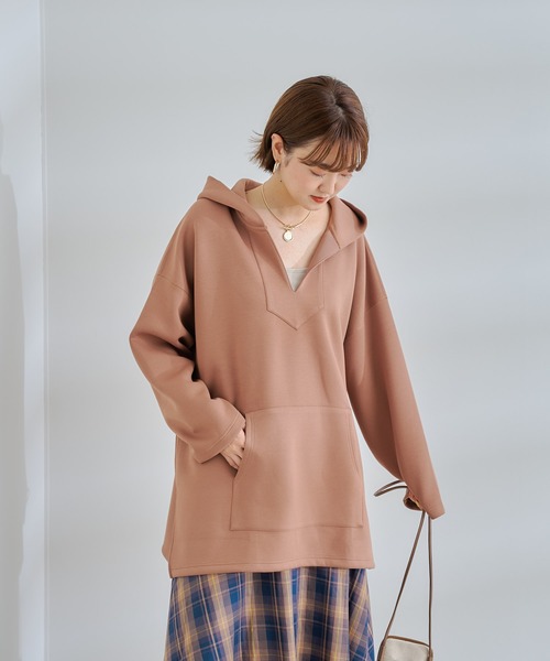 DouDou（ドゥドゥ）の「メキシカンパーカー（パーカー・レディース・ブラック/グレイッシュベージュ/キャメル・FREE）」の14枚目の写真