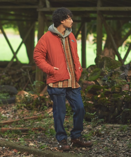 Franklin Climbing（フランクリンクライミング）の「【Franklin Climbing】ダウンカーディガン（ダウンジャケット/コート・メンズ・スカイブルー/オレンジ/ブラック・XL/M/XS/L/S）」の7枚目の写真