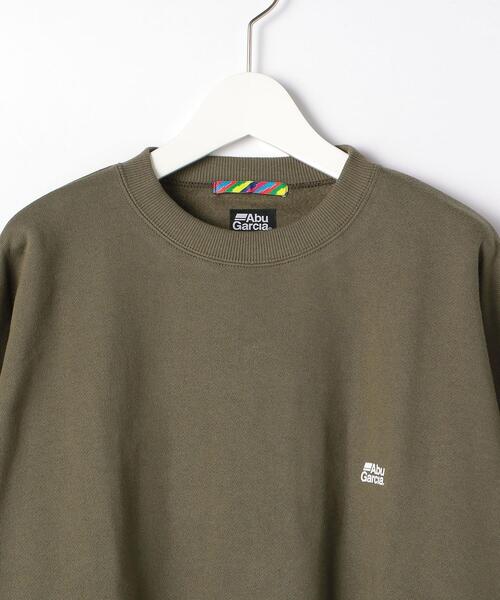 ABU GARCIA(アブ・ガルシア)の「<Abu Garcia×is-ness>ビッグ リバーシブル スウェット(スウェット・メンズ・ブラック/オリーブ・M/L)」の4枚目の写真