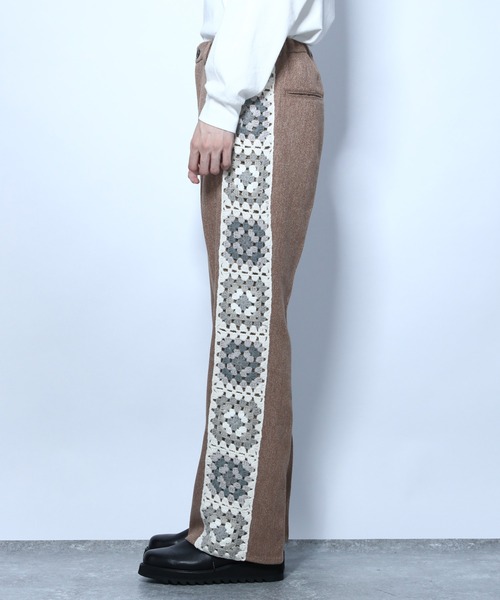 HARE(ハレ)の「サイドクロシェアミパンツ(HARE)(その他パンツ・メンズ・ブラック/ブラウン・FREE)」の8枚目の写真