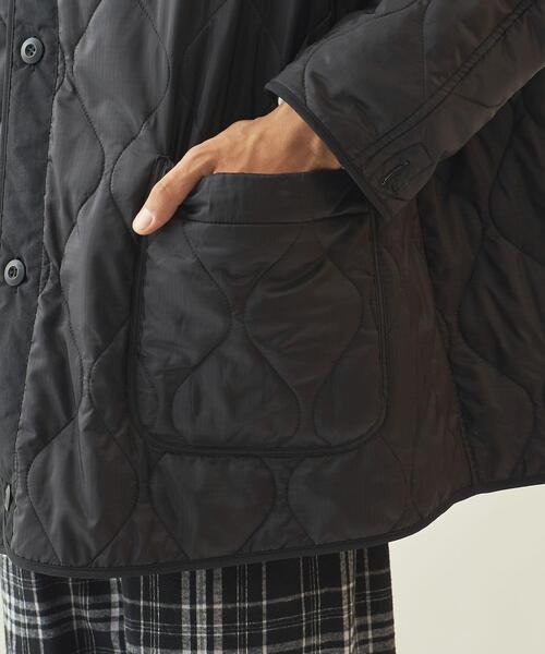 info. BEAUTY&YOUTH（インフォビューティアンドユース）の「【WEB限定】＜info. BEAUTY&YOUTH＞ キルティング バルーン ライナー コート（その他アウター・メンズ・ブラック/ゴールド/オリーブ・L/S/M）」の8枚目の写真