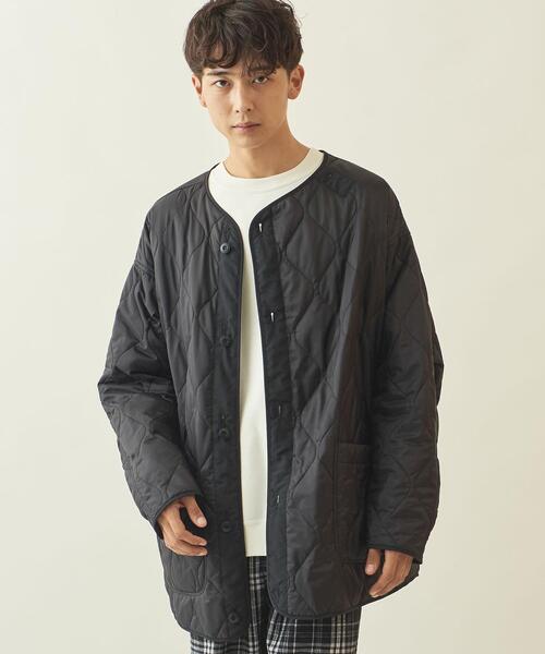 info. BEAUTY&YOUTH（インフォビューティアンドユース）の「【WEB限定】＜info. BEAUTY&YOUTH＞ キルティング バルーン ライナー コート（その他アウター・メンズ・ブラック/ゴールド/オリーブ・L/S/M）」の10枚目の写真