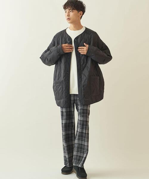 info. BEAUTY&YOUTH（インフォビューティアンドユース）の「【WEB限定】＜info. BEAUTY&YOUTH＞ キルティング バルーン ライナー コート（その他アウター・メンズ・ブラック/ゴールド/オリーブ・L/S/M）」の11枚目の写真