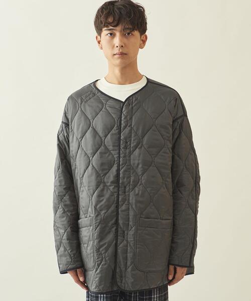 info. BEAUTY&YOUTH（インフォビューティアンドユース）の「【WEB限定】＜info. BEAUTY&YOUTH＞ キルティング バルーン ライナー コート（その他アウター・メンズ・ブラック/ゴールド/オリーブ・L/S/M）」の14枚目の写真