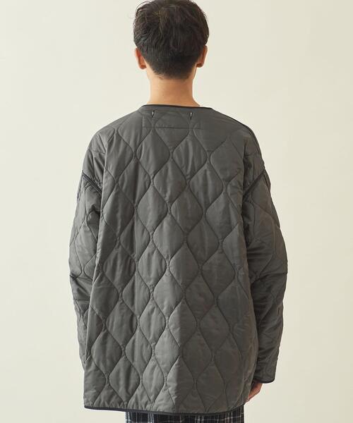 info. BEAUTY&YOUTH（インフォビューティアンドユース）の「【WEB限定】＜info. BEAUTY&YOUTH＞ キルティング バルーン ライナー コート（その他アウター・メンズ・ブラック/ゴールド/オリーブ・L/S/M）」の16枚目の写真