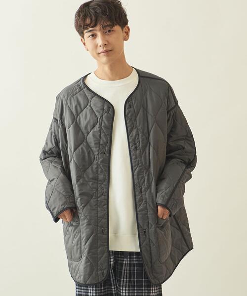 info. BEAUTY&YOUTH（インフォビューティアンドユース）の「【WEB限定】＜info. BEAUTY&YOUTH＞ キルティング バルーン ライナー コート（その他アウター・メンズ・ブラック/ゴールド/オリーブ・L/S/M）」の19枚目の写真