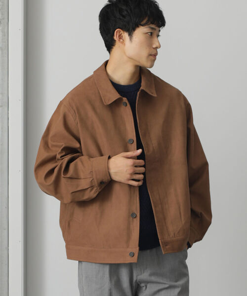 BEAMS HEART スエードジャケット ブラウン BEAMS HEART（ビームスハート）の「BEAMS HEART / フェイクスエード