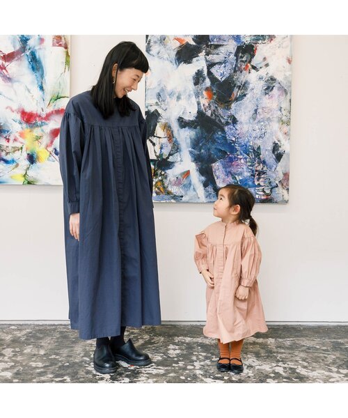 Ampersand（アンパサンド）の「/シンプルリブタイツ（タイツ/ストッキング・キッズ・ブラウン/ピンク/ミント/マスタード/ネイビー・100/120/140/110/80/90）」の6枚目の写真