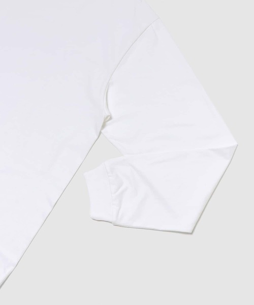 HANES（ヘインズ）の「Hanes　BEEFY LONG SLEEVE T-SHIRT（Tシャツ/カットソー・メンズ・ホワイト・MEDIUM/LARGE/X-LARGE）」の9枚目の写真