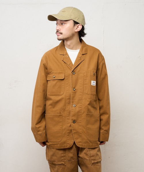 CIAOPANIC TYPY（チャオパニックティピー）の「【3/2WORKS/スリーツーワークス】ワークスカバーオール（カバーオール・メンズ・カーキ/キャメル・M/L）」の8枚目の写真