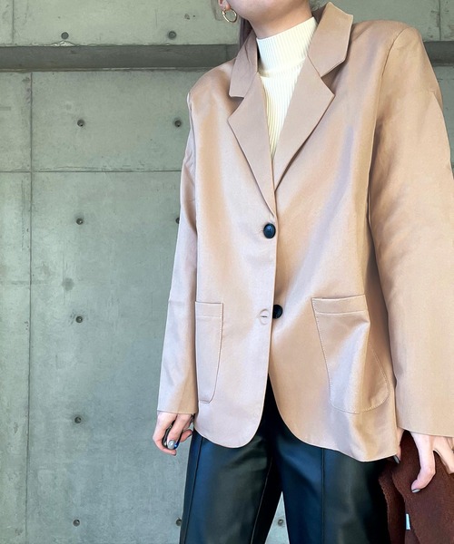 Girly Doll(ガーリードール)の「テーラードジャケット(テーラードジャケット・レディース・ブラック/キャメル・F)」の18枚目の写真
