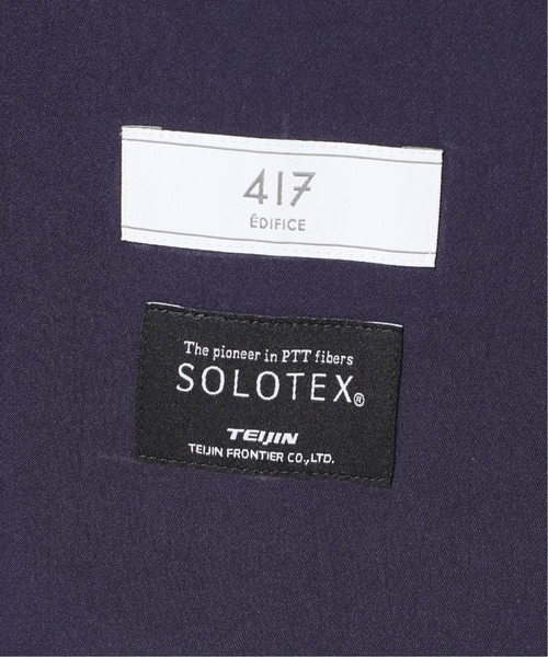 417 EDIFICE(フォーワンセブンエディフィス)の「◆SOLOTEX / ソロテックス シャツジャケット(テーラードジャケット・メンズ・ネイビー/ブラウン・SMALL/MEDIUM/LARGE/X-LARGE)」の9枚目の写真