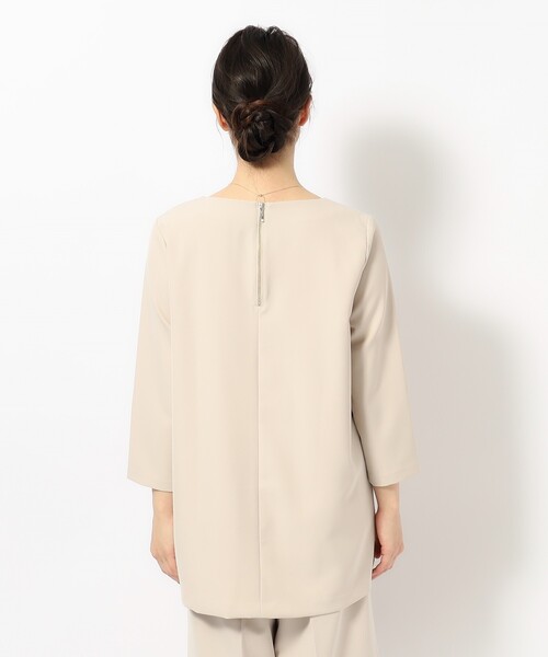 SHOO・LA・RUE（シューラルー）の「◆【S-3L】ダブルクロスチュニック（チュニック・レディース・ブラック系1/ベージュ系その他5・01/02/03/04/05）」の15枚目の写真