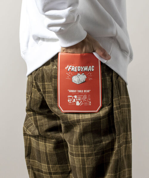 FREDY MAC（フレディーマック）の「【好評につきリピート＆新色追加！】【FREDYMAC/フレディマック】ベイカーシェフパンツ（その他パンツ・メンズ・ブラック/サックスブルー/イエロー/アイボリー/ブラック系その他/ベージュ系その他/パープル系その他/レンガ/マスタード/オリーブ・SMALL/MEDIUM/LARGE）」の5枚目の写真