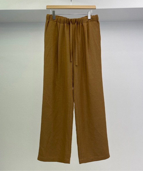 KIIT(キート)の「KIIT キート / RELAXING PANTS リラクシングパンツ イージーパンツ / KIM-P93-202(その他パンツ・メンズ・チャコールグレー/ストライプ/キャメル・1/3/2)」の3枚目の写真